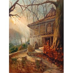 Nasir Shahzad, 36 x 48 Inch, Oil on Canvas, Landscape Painting, AC-NSZD-001